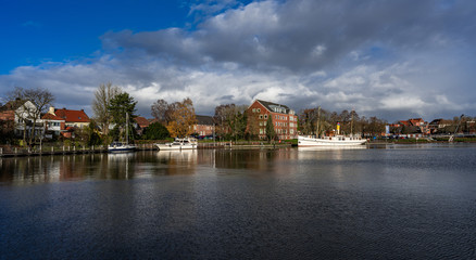 Leer Ostfriesland Hafenpanorama