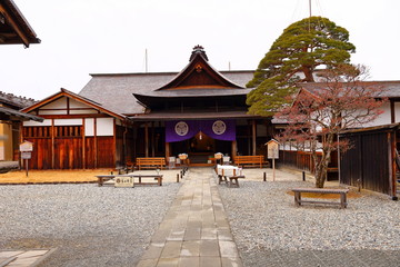 well preserved traditional government office in old town area of Hida-Takayama, Gifu, Takayama,...