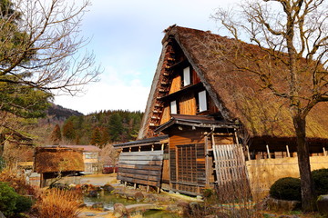 Historical village of Shirakawa-go. Shirakawa-go listed as one of Japan s UNESCO World Heritage Sites located in Gifu Prefecture, Japan.