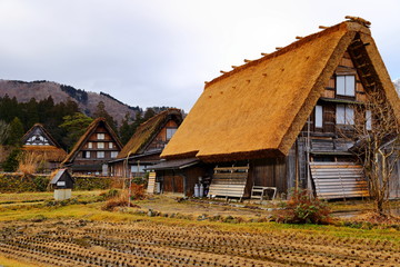 Historical village of Shirakawa-go. Shirakawa-go listed as one of Japan s UNESCO World Heritage Sites located in Gifu Prefecture, Japan.