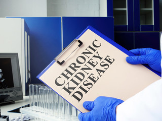 Chronic Kidney Disease CKD diagnosis in the medical laboratory.