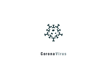CoronaVirus symbol. Illustration of Covid-19 small icon
