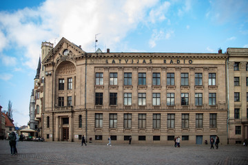 Fototapeta premium old Riga streets and architecture
