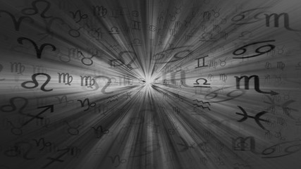 Obraz premium Astrology Horoscope Pattern Texture Background , Graphic Design