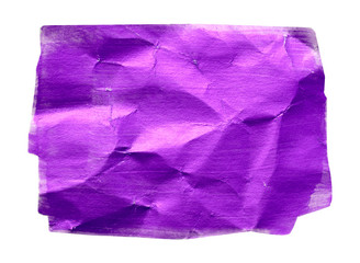 Vector purple metallic paint texture isolated on white - acrylic banner for Your design