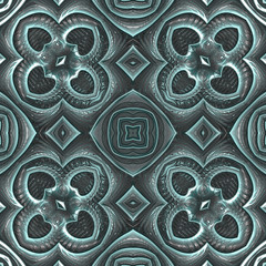 Shiny Teal Seamless Repeating Pattern Tile