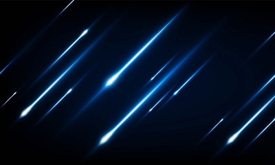 Fototapeta premium abstract technology vector background with lights dark backdrop with Arrow Light out triangle background Hitech communication