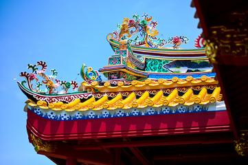 chinese temple roof cover
