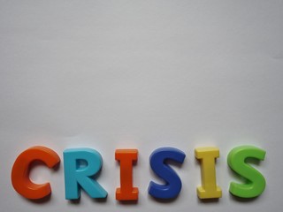 layout of colored letters and an empty cart and basket