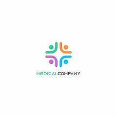 Medical company logo design inspiration