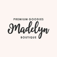 Premium Feminine logo with premium style