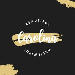 Premium Feminine logo with premium style