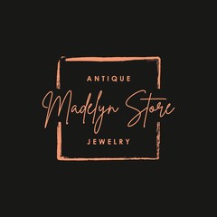 Antique jewelry logo with premium style