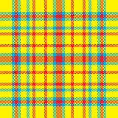 Tartan plaid pattern seamless. Print fabric texture. Check vector background.