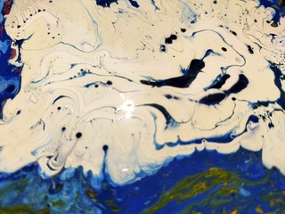 Abstract of natural luxury The style combines the whirlwind of the ocean of blue agate.