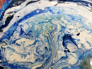 Abstract of natural luxury The style combines the whirlwind of the ocean of blue agate.