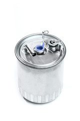 Oil , air , fuel filter for car on white background or isolated - Image