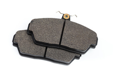 brake pads isolated on white baclkground.