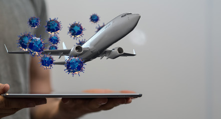  Restrictions ban on import goods. Sanctions, trade embargo. Isolation quarantine. Manufacturers production slowdown.