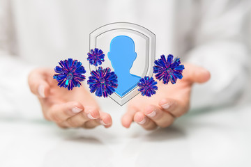 contagious coronavirus pandemic, dangerous virus outbreak 3d.