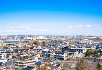 郊外の住宅地　東京