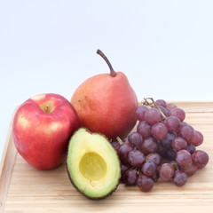 New Zealand apple on white background