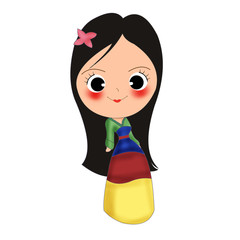 child, cartoon, cute, woman, illustration, young, kid, happy, little, boy, beautiful, hair, beauty, smile, isolated, portrait, person, white, dress, smiling, fashion, face, art, fun, toy