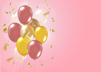 풍선 벡터 배경