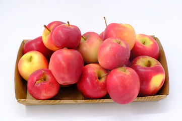 New Zealand apple on white background