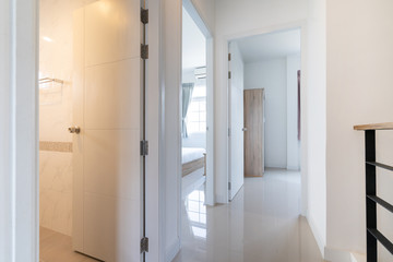 hallway, corridor and walkway to bedroom in house, villa, condo and apartment