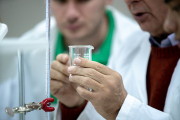 Laboratory scientist working at lab 