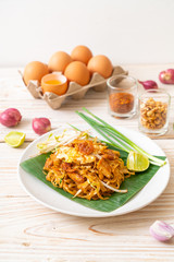 Pad Thai - stir-fried rice noodles