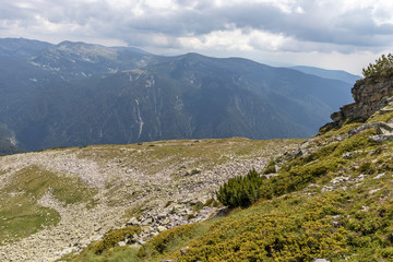Fototapeta na wymiar Landscape near Kupen peak, Rila Mountain, Bulgaria