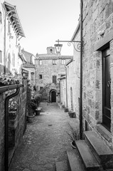 Civita di Bagnoregio (Viterbo, Lazio)- The famous ancient village on the hill between the badlands, in the Lazio region, central Italy, known as "The town that is dying"