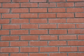 Brickwork of a building facade, texture for background.