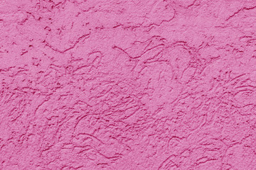 Abstract pink texture. Rough surface. Pink background.