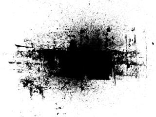 Grunge Brush Strokes Banner Background