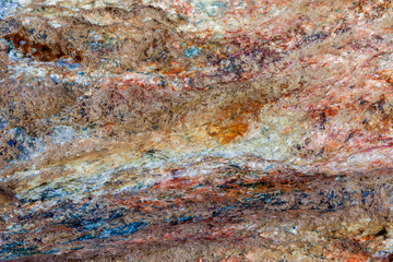Abstract background closeup minerals surface. Semi-precious stone detailed view.