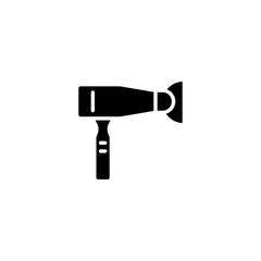 Hair dryer icon. Element of Appliances for mobile concept and web apps icon. Glyph, flat icon for website design and development, app development - Vector