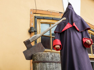 executioner in the Peter and Paul Fortress. Saint-Petersburg, Russia