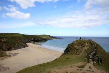 Durness -  (Scotland), UK - August 11, 2018: The beaches at Durness peninsula, Scotland, Highlands, United Kingdom