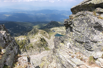 Fototapeta na wymiar Landscape near Kupen peak, Rila Mountain, Bulgaria