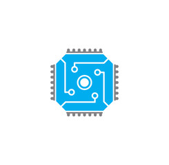 Curcuit related icon on background for graphic and web design. Creative illustration concept symbol for web or mobile app