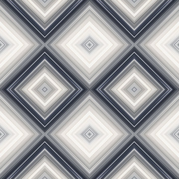 Seamless pattern tile for fashion fabric print, abstract futuristic geometric design