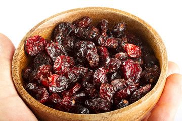 dried fruit blueberry in plate