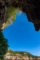 Sant Miquel del Fai in Barcelona, Catalonia, Spain.