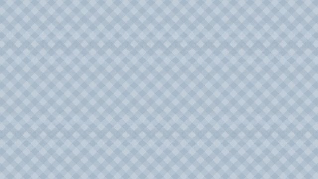 Gingham check diagonal pattern of blue. Seamless loop.