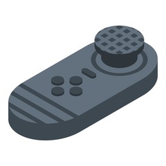 Vr game joystick icon. Isometric of vr game joystick vector icon for web design isolated on white background