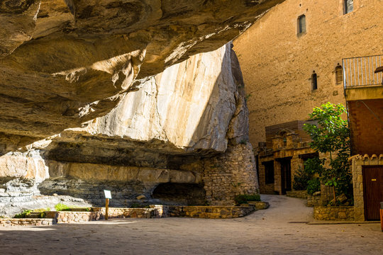 Sant Miquel del Fai in Barcelona, Catalonia, Spain.