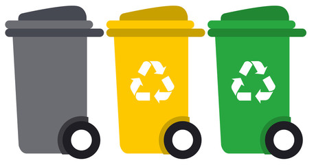 picto containers poubelle recyclage new